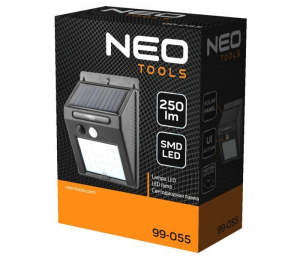 Neo Tools 99-055 Reflektor napelemes fali 20 SMD LED 200lm